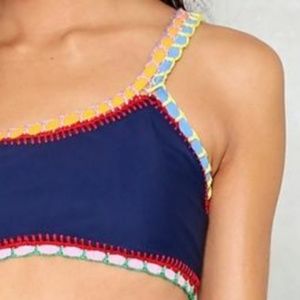 none Swim - One shouldered colorful bikini crocheted none Swim - One shouldered colorful bikini crocheted